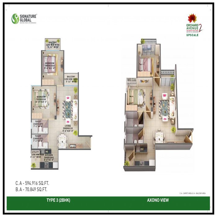 Signature Global Orchard Avenue 2 Affordable Housing Sector 93 Gurgaon