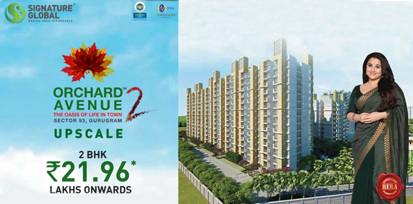 Signature Global Orchard Avenue 2 Affordable Housing Sector 93 Gurgaon