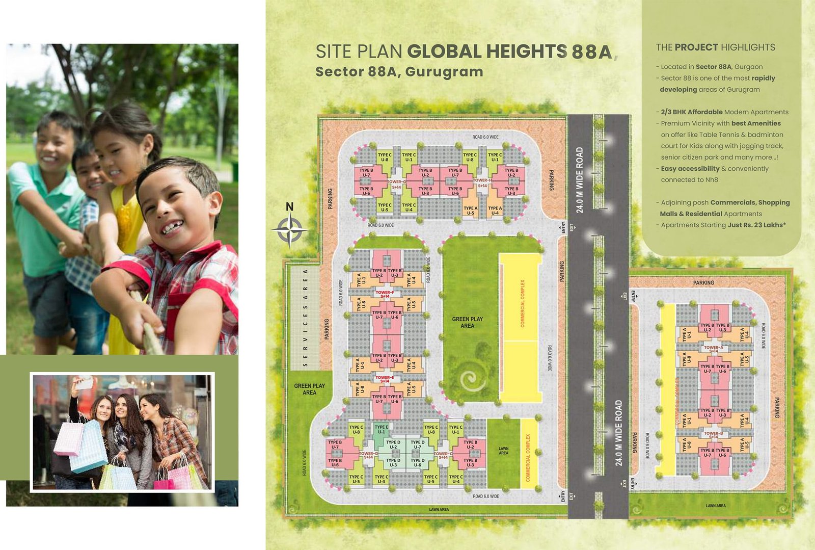 Breez Global Heights 88A Site Plan