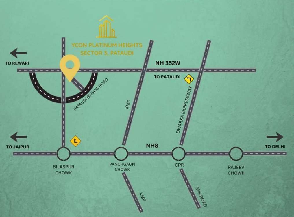Ycon Platinum Heights Location Map