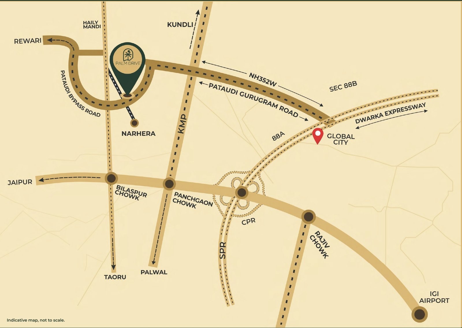 Vks-palm-drive-location-map