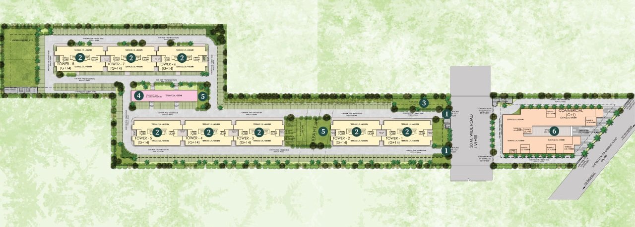 Rajgriham-the-ridge-residency-affordable-housing-sector-25-sohna-site-plan