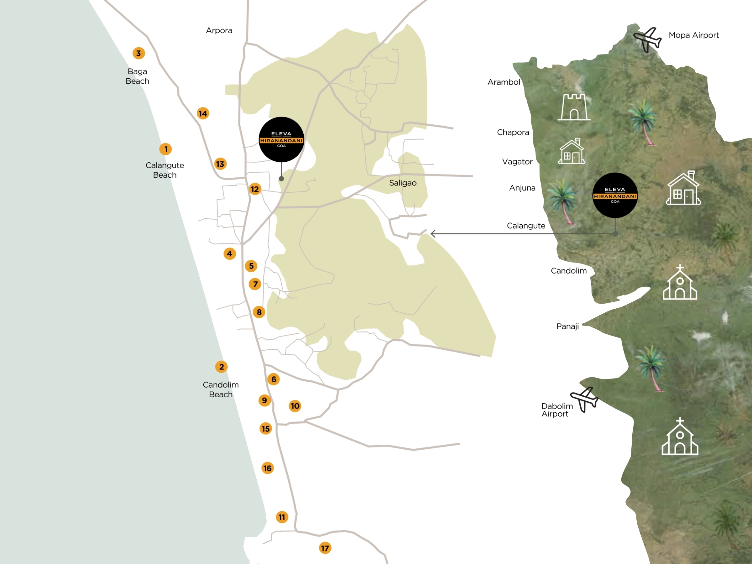 Eleva By Hiranandani Luxury Apartments Location Map